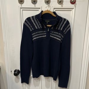Men’s Banana Republic Quarter Zip Sweater.